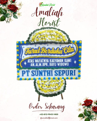Papan Bunga Duka di Kadolomoko
